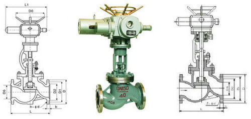 防爆電動截止閥結(jié)構(gòu)圖 防爆電動截止閥結(jié)構(gòu)圖