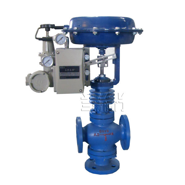 氣動三通合流調節閥,氣動三通分流調節閥 氣動三通合流調節閥,氣動三通分流調節閥