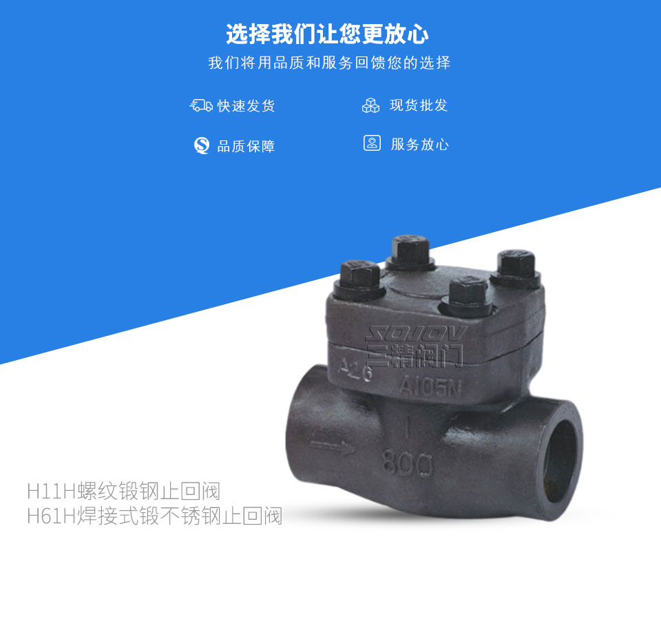 H11H螺紋鍛鋼止回閥,H61H焊接式鍛不銹鋼止回閥  H11H螺紋鍛鋼止回閥,H61H焊接式鍛不銹鋼止回閥