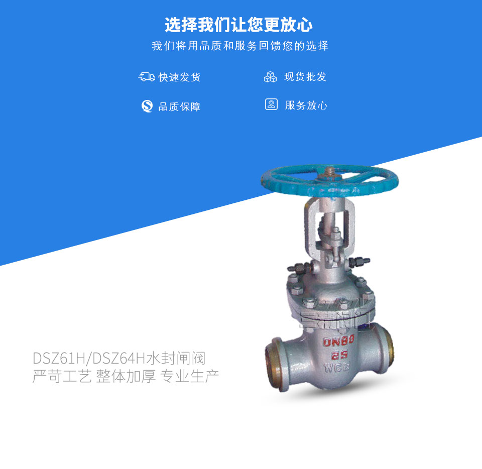 DSZ61H/DSZ64H水封閘閥 DSZ61H/DSZ64H水封閘閥
