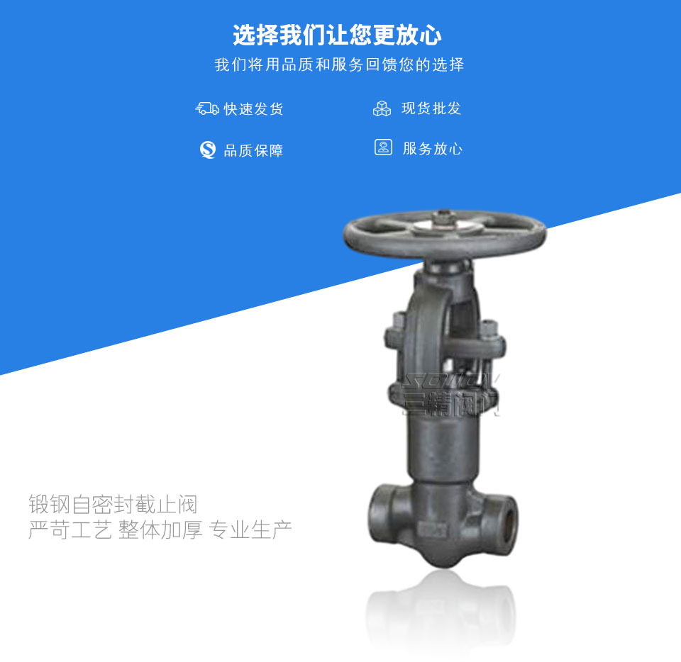 鍛鋼自密封截止閥 鍛鋼自密封截止閥