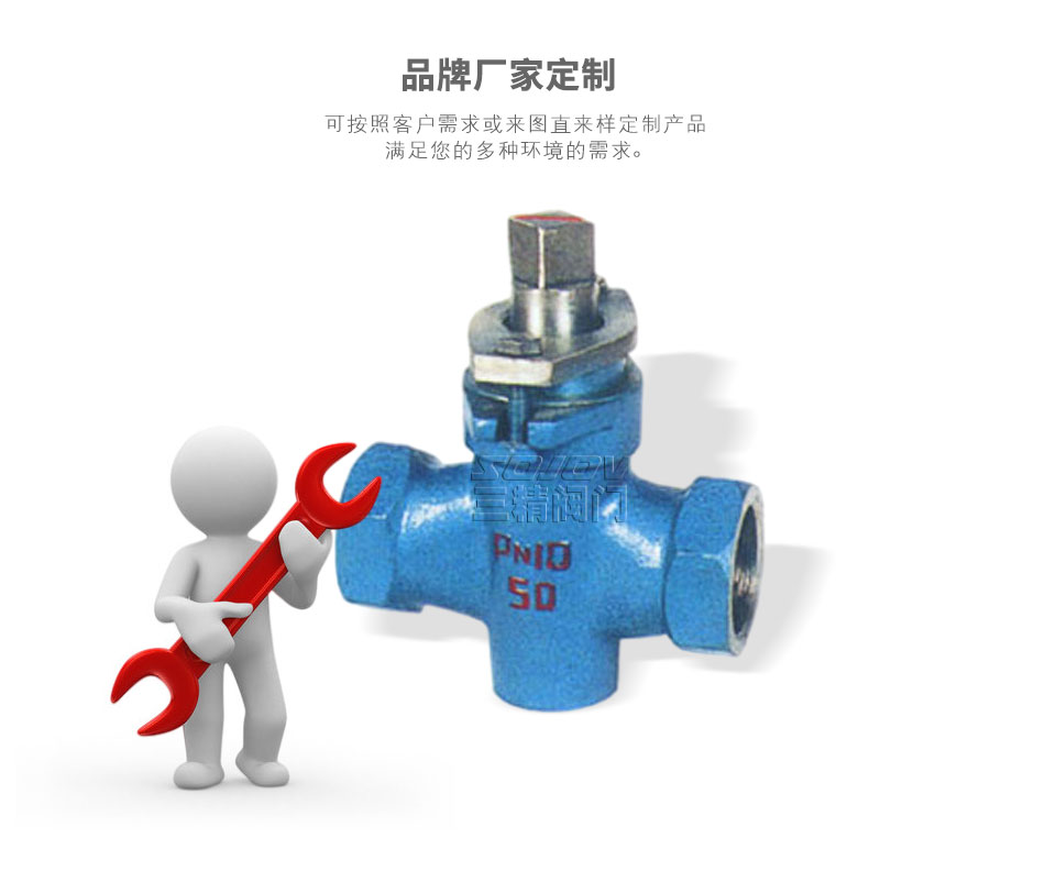 X13W二通內(nèi)螺不銹鋼旋塞閥可定制 X13W二通內(nèi)螺不銹鋼旋塞閥可定制