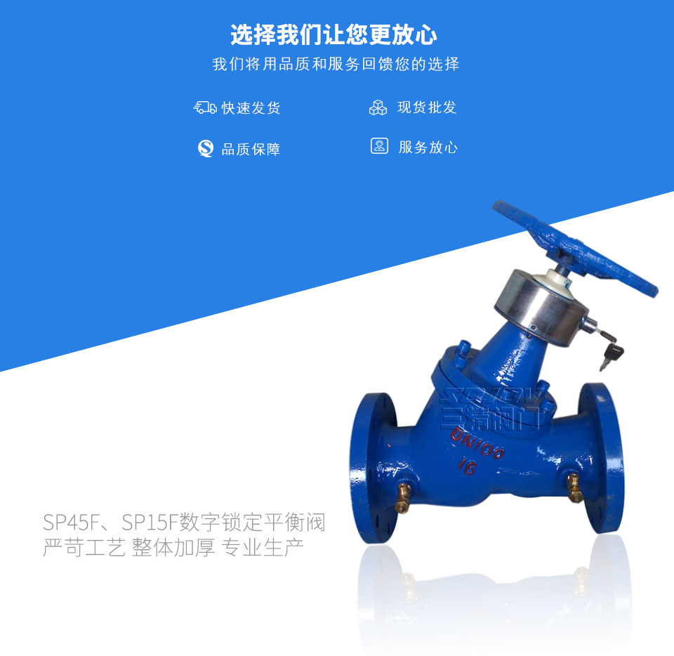 SP45F、SP15F數(shù)字鎖定平衡閥 SP45F、SP15F數(shù)字鎖定平衡閥