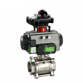 Q611F氣動三片式球閥 Q611F氣動三片式球閥