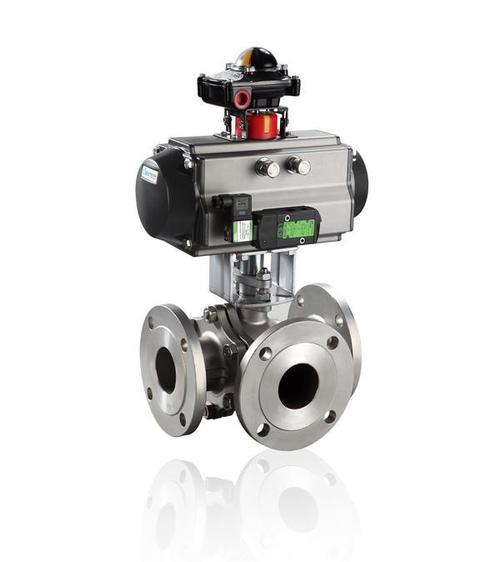 Q644F/H氣動三通球閥 Q644F/H氣動三通球閥