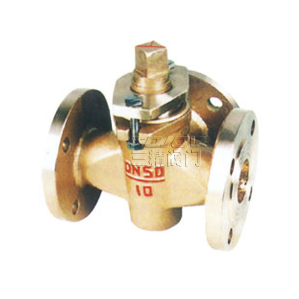 X44W三通全銅旋塞閥