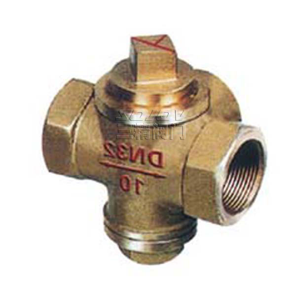 X16W-1.0T三通內螺全銅旋塞閥