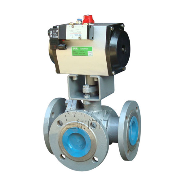 Q644F/Q645F氣動三通球閥