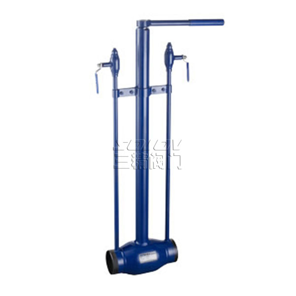 雙放散加長桿焊接球閥