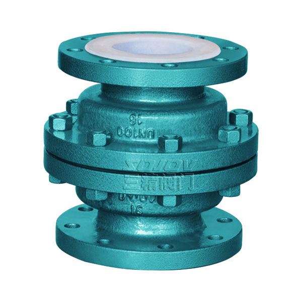 H42F46-16C立式襯氟止回閥