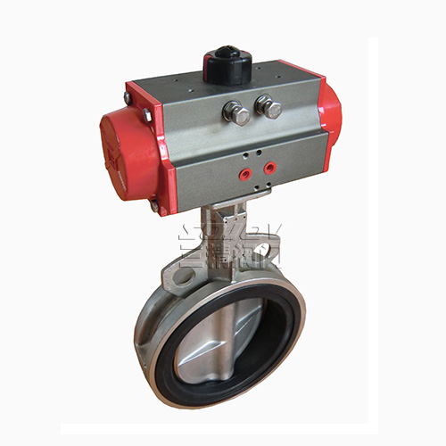 D673W氣動對夾不銹鋼蝶閥