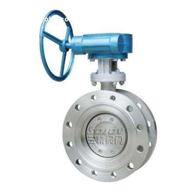 D341X不銹鋼蝸輪軟密封蝶閥