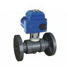 Q941F-10S電動(dòng)塑料法蘭球閥