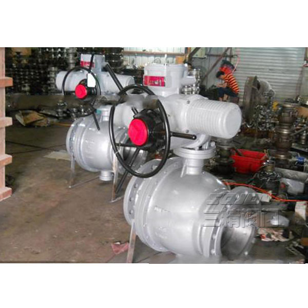 Q947F電動固定球閥 電動高壓球閥