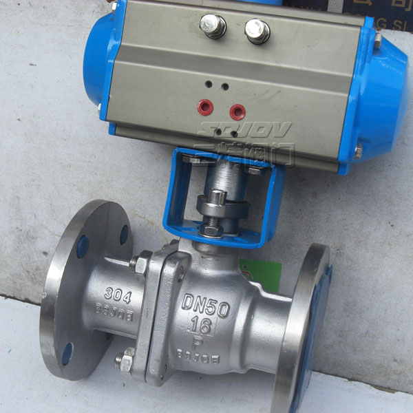 Q641F/PPL不銹鋼氣動球閥