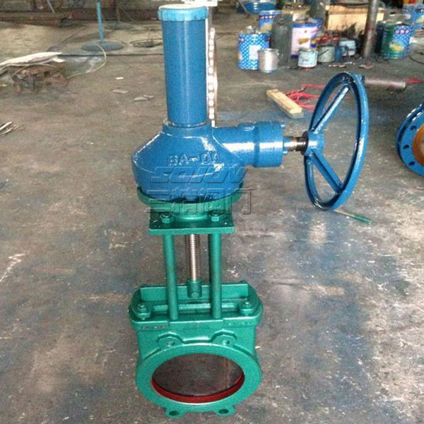 Z573X傘齒輪漿液閥