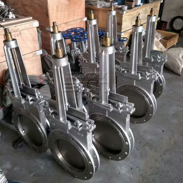 PZ73H刀型閘閥,不銹鋼刀閘閥