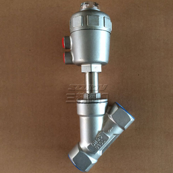 寶塔型不銹鋼絲扣角座閥