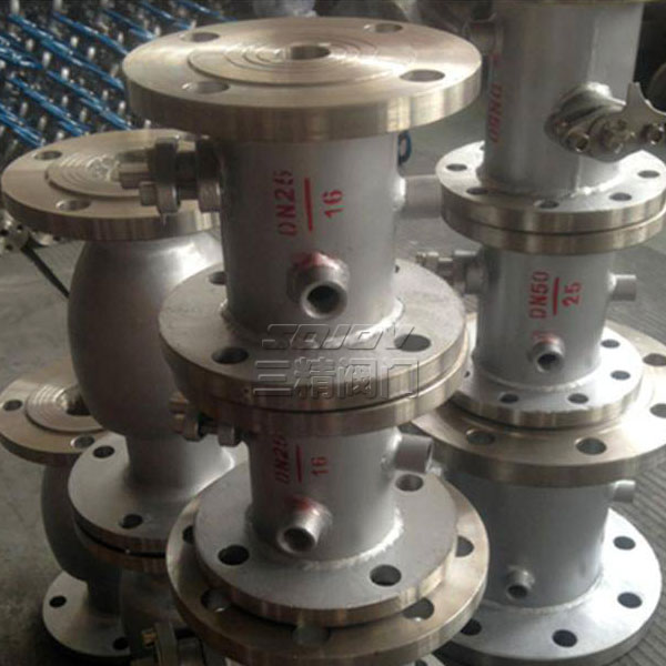 BQ41F/PPL不銹鋼保溫球閥