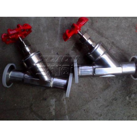 快裝式手動角座閥