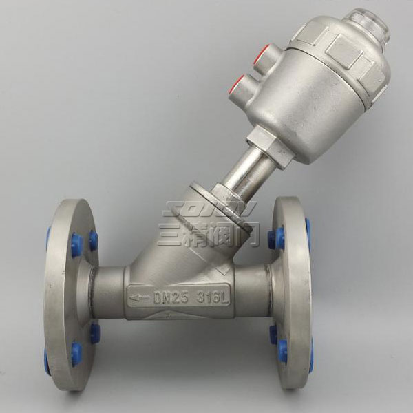 新型法蘭角座閥