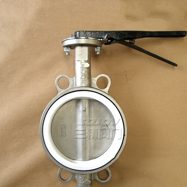 D71F4-16P襯氟蝶閥(半襯)