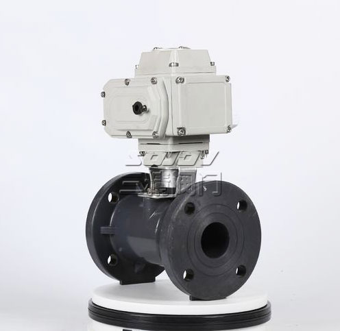 Q941F-10S電動塑料法蘭球閥