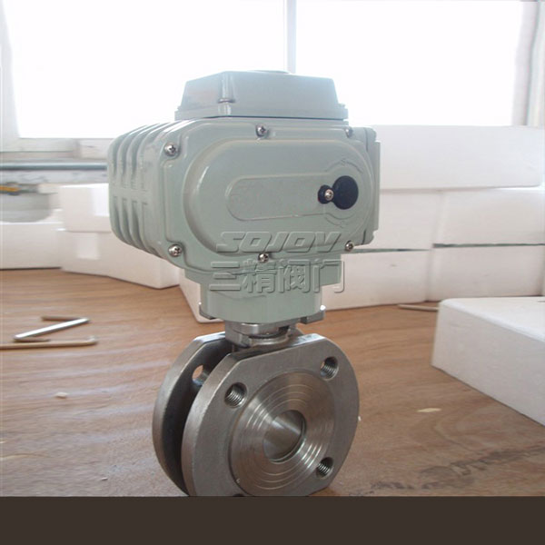 Q971F電動對夾式球閥