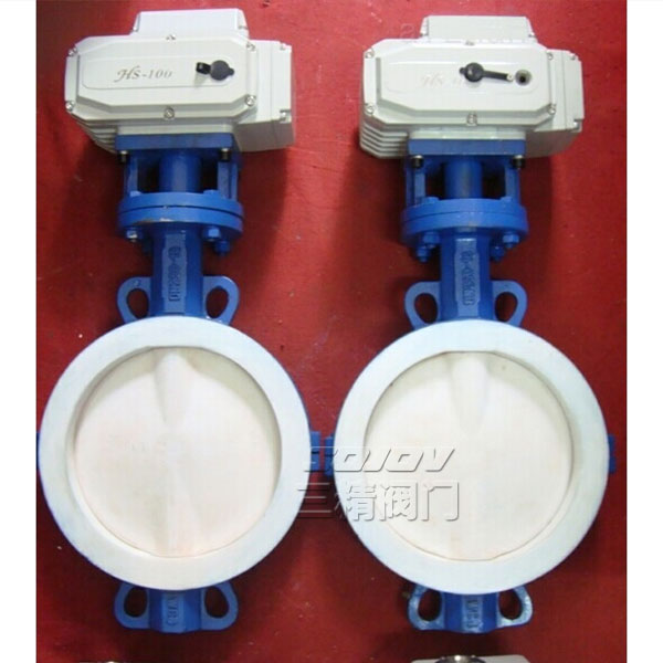 D971F46電動襯氟蝶閥