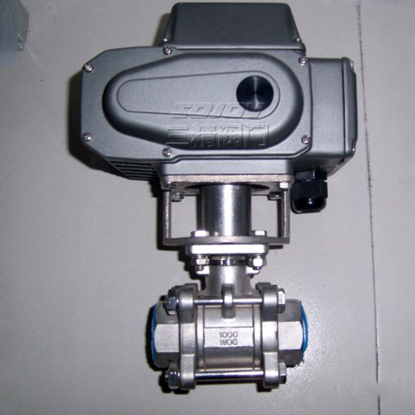 Q911F電動三片式球閥