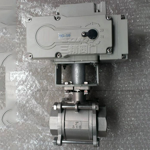 Q911F電動三片式球閥