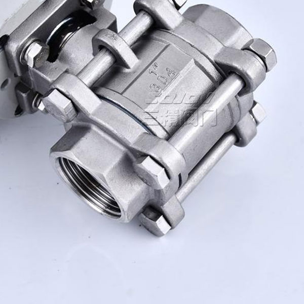 Q911F電動三片式球閥