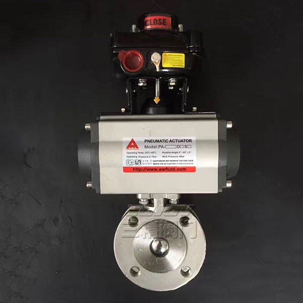 Q671F氣動對夾式球閥