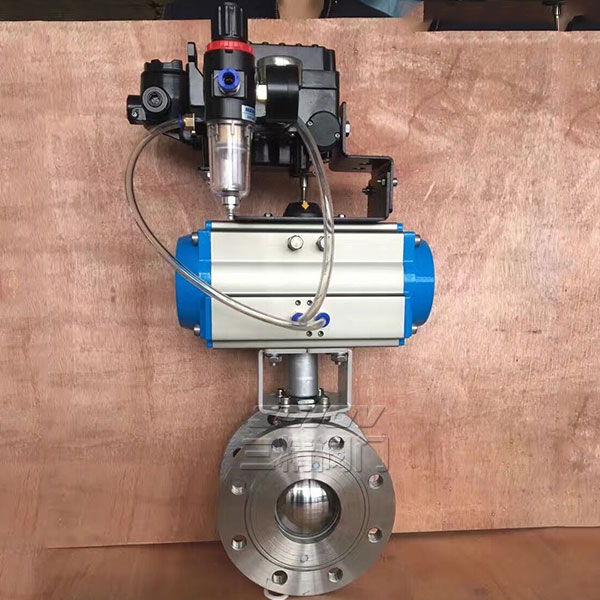 Q671F氣動對夾式球閥