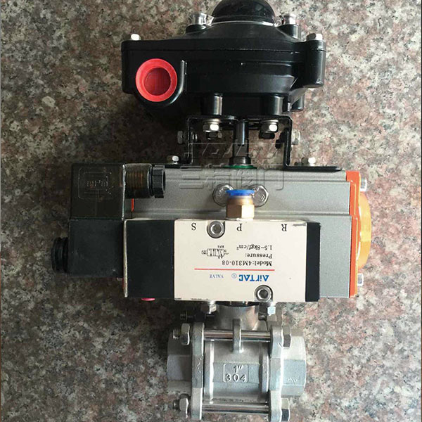 Q611F氣動三片式球閥