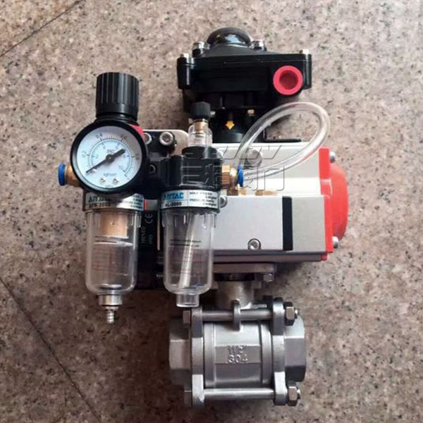 Q611F氣動三片式球閥