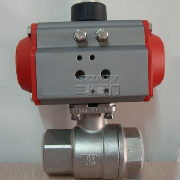 Q611F氣動螺紋球閥