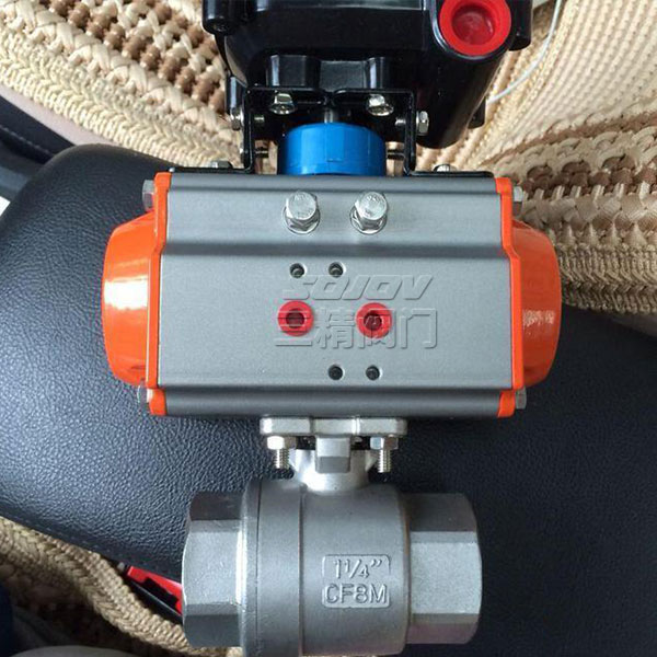 Q611F氣動螺紋球閥