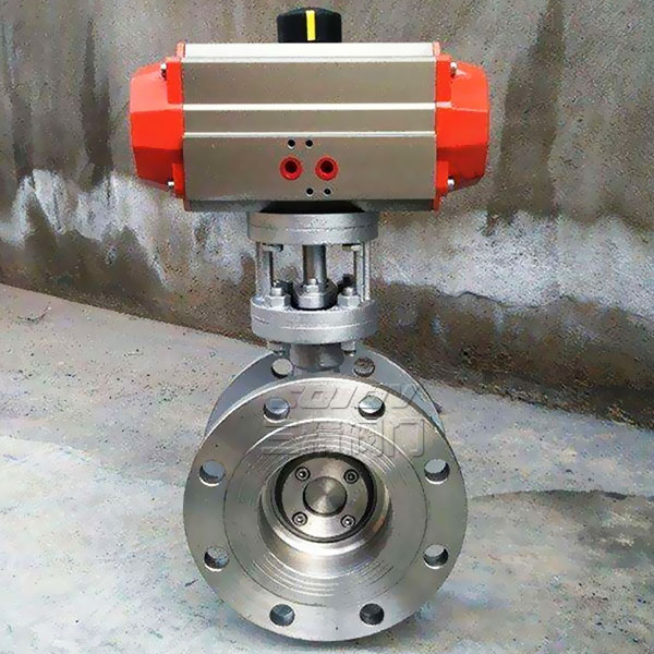 D643H氣動三偏心蝶閥