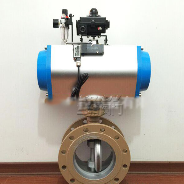 D643H氣動三偏心蝶閥