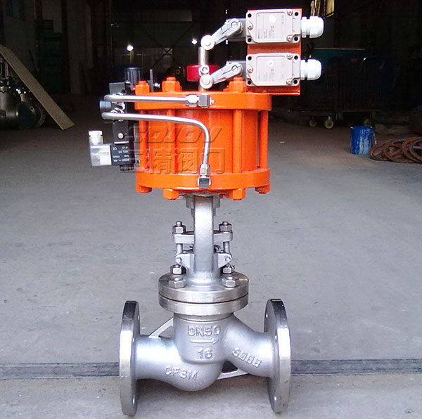 J641W不銹鋼氣動截止閥