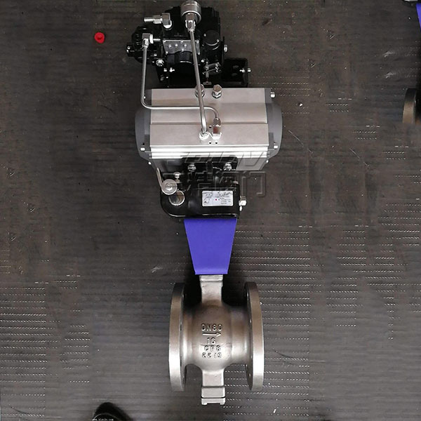 VQ677F氣動V型球閥