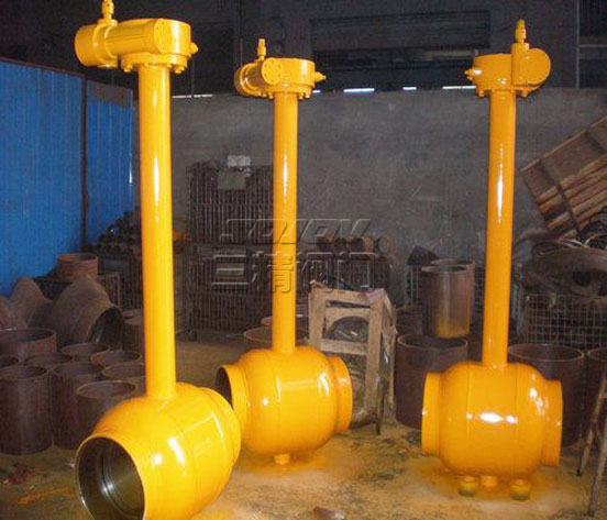 可加預(yù)保溫全焊接鋼制直埋式球閥