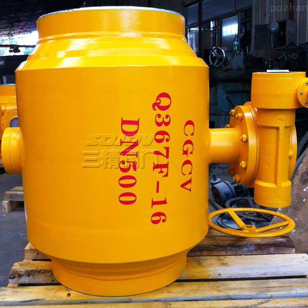 蝸輪鍛鋼全焊接球閥