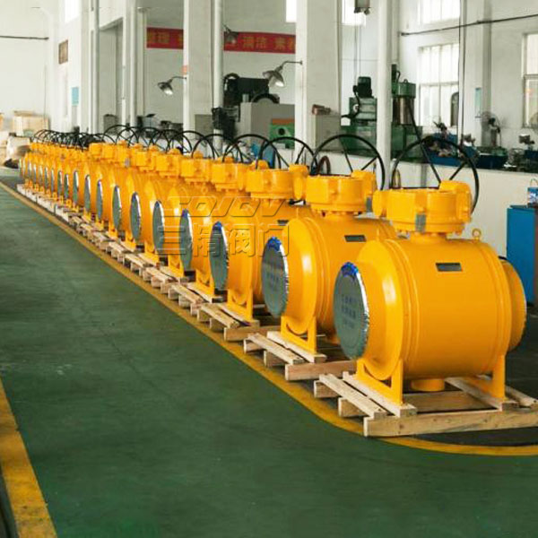 蝸輪鍛鋼全焊接球閥