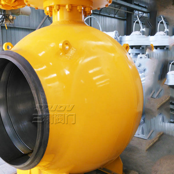 蝸輪鍛鋼全焊接球閥