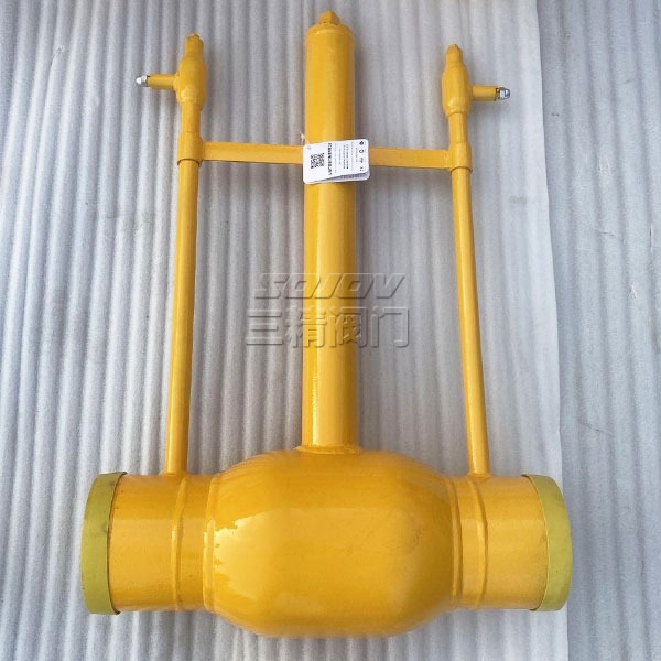 雙放散加長桿焊接球閥