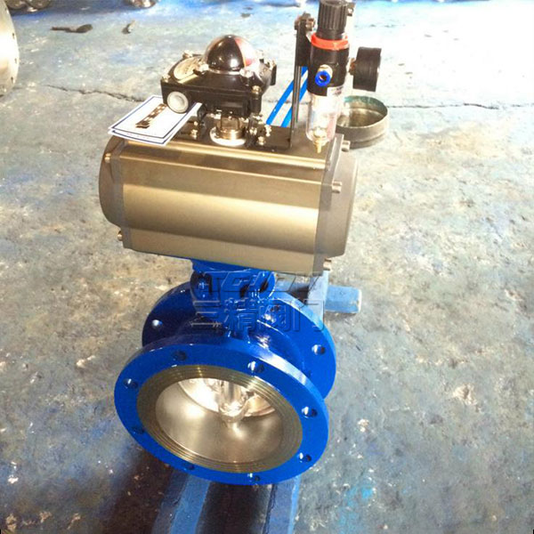 SD643H氣動法蘭式伸縮蝶閥