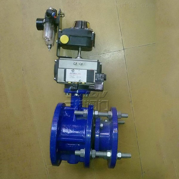 SD643H氣動法蘭式伸縮蝶閥