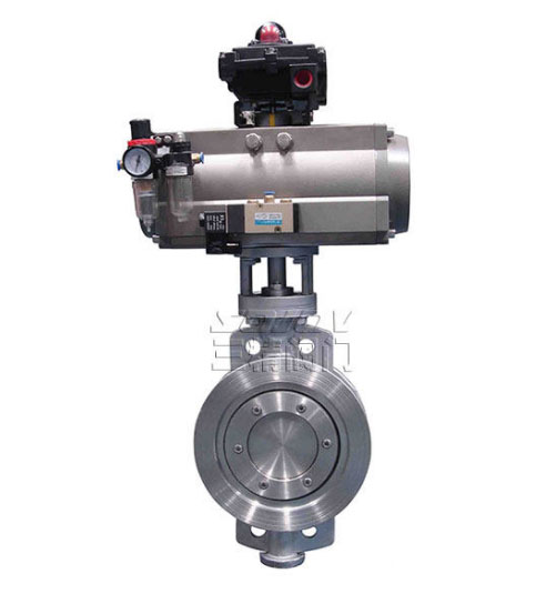 D973H電動對夾式金屬硬密封蝶閥
